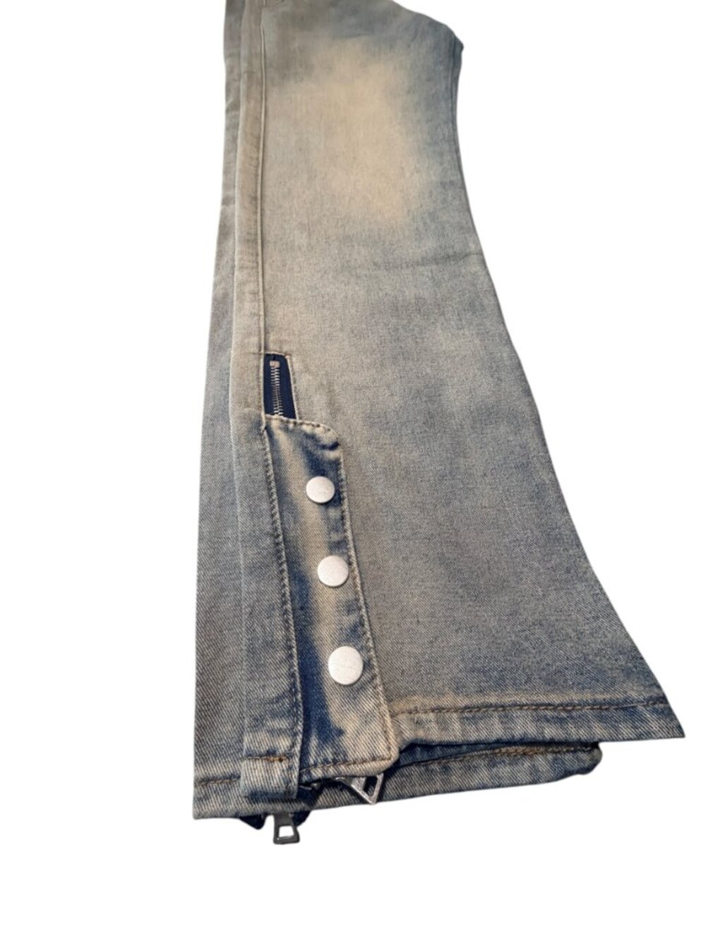 MNML Vintage Wash B126 Denim Jeans-Mens - Picture 5 of 6